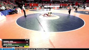 2A 157 lbs Cons. Round 1 - Xander York, Crystal Lake (Prairie Ridge) vs Geno Papes, New Lenox (Providence Catholic)