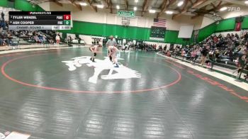 132 lbs Champ. Round 1 - Tyler Wenzel, Powell vs Ash Cooper, Pinedale