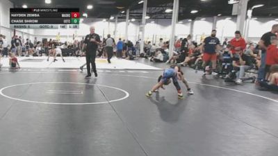 56 lbs Rr Rnd 4 - Hayden Zemba, Mat Assassins Red - BK8E vs Chase Shrom, Team Gotcha - BK8E