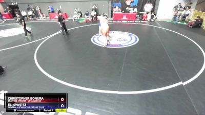 285 lbs Cons. Round 3 - Christopher Bonura, Beat The Streets - Los Angeles vs Eli Swartz, Central Catholic Wrestling Club