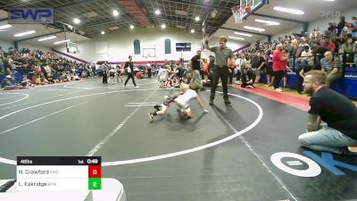 46 lbs Round Of 16 - Nolan Crawford, Keystone Wrestling Club vs Landry Eskridge, Bristow Youth Wrestling