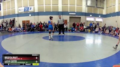 90 lbs Round 5 (10 Team) - Benito Delgado, Roncalli Wrestling Foundation vs Jake Walton, Quaker Wrestling Club