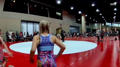 85 lbs Semis & 3rd Wb (16 Team) - Aria Thephavong, Mat Clash Beast Mode vs Charlee Masters, TWA #1