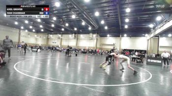 106 lbs Consi Of 4 - Axel Gruver, Lake Gibson vs Ivan Chasbbar, Colosseum Wrestling Club