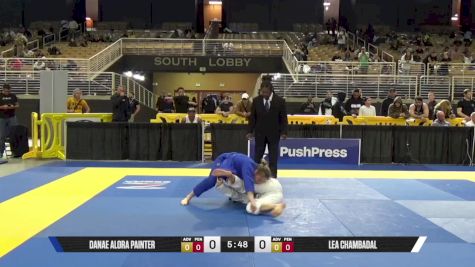 Lea Chambadal vs Danae Alora Painter 2025 Pan Jiu Jitsu IBJJF Championship