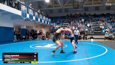 157 lbs Quarterfinals (8 Team) - Josiah Watson, Oak Grove HS vs Lukas Edwards, Lewisburg