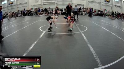 68 lbs Round 6 (10 Team) - Pierce Davich, DWA vs Trey Astudillo, ROUGHHOUSE