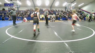 55 lbs Consi Of 4 - Leon Bearden, Skiatook Youth Wrestling vs Hank Deckard, Raw Wrestling Club