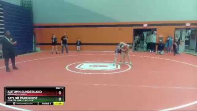 117-122 lbs Round 2 - Autumn Sunderland, Heritage Outlaws vs Taylor Parkhurst, Spartan Wrestling Club