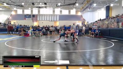 120 lbs Champ. Round 1 - Dalton Tillman, Vancleave High School vs Brayden Thompson, North Pontotoc High School