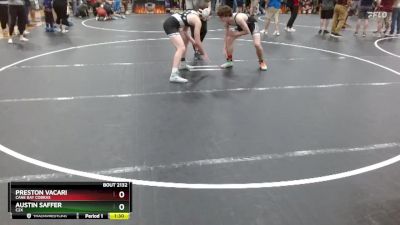 143 lbs Round 3 - Preston Vacari, Cane Bay Cobras vs Austin Saffer, C2X