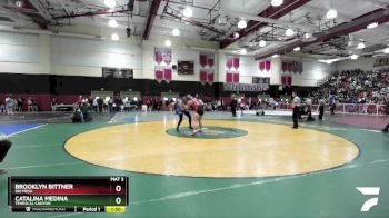 145 lbs Champ. Round 2 - Brooklyn Bittner, Rio Mesa vs Catalina Medina, Temescal Canyon