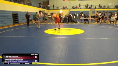 215 lbs Round 3 - Carter Green, Kanza FS/GR Wrestling Club vs Garrison Vikander, Manhattan Regional Training Center (MRTC)