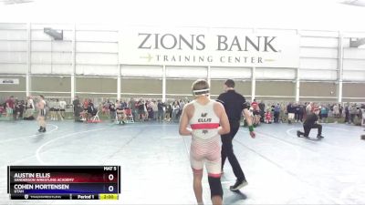 138 lbs Quarterfinal - Austin Ellis, Sanderson Wrestling Academy vs Cohen Mortensen, Utah