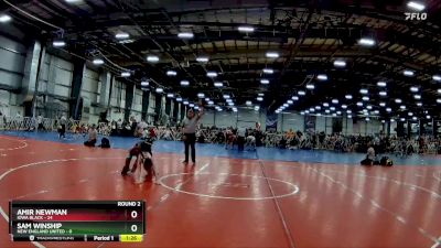 92 lbs Rd# 2 10:30am Friday - Amir Newman, Iowa Black vs Sam Winship, New England United