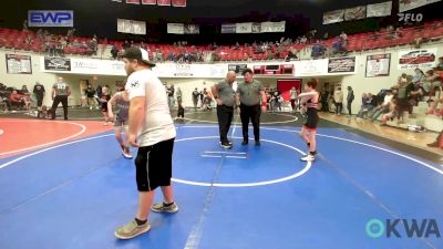 76 lbs Rr Rnd 2 - Owen Schiltz, Verdigris Youth Wrestling vs Braden Abel, Salina Wrestling Club