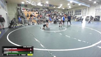 106 lbs Cons. Round 4 - Cadence Harrell, Mayfair vs Abraham Chapa, La Quinta