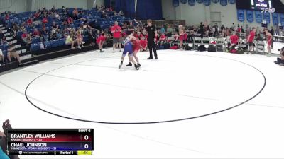 92 lbs Round 2 (6 Team) - Brantley Williams, Kansas Red Boys vs Chael Johnson, Minnesota Storm Red Boys