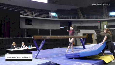 Rebekah McNeely Agility Gym - Beam - 2022 Elevate the Stage Huntsville presented by SportsMED & Crestwood