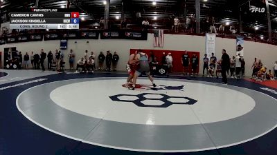 97 kg Cons. Round 2 - Cameron Cavins, Noke Wrestling RTC vs Jackson Kinsella, Nebraska Golden Eagles Wrestling Club