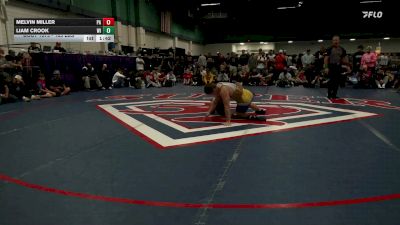 165 lbs Quarterfinal - Melvin Miller, PA vs Liam Crook, WI
