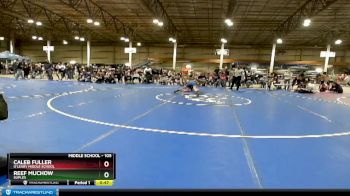 105 lbs Cons. Round 6 - Reef Muchow, Suples vs Caleb Fuller, O`Leary Middle School