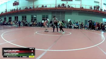 80 lbs Cons. Round 1 - Aaron Stafford, Floyd Wrestling Club vs Klayton Mikesell, Webo Wrestling Club