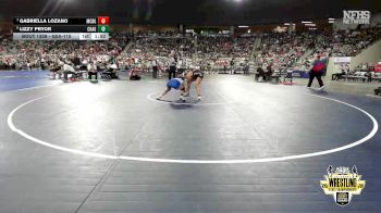 G5A-115 lbs Semifinal - Gabriella Lozano, MCLOUD (Girls) vs Lizzy Pryor, CHANDLER (Girls)