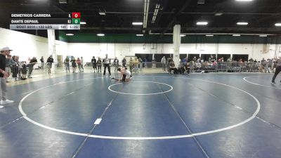 132 lbs Round Of 256 - Demetrios Carrera, IL vs Dante DePaul, NJ