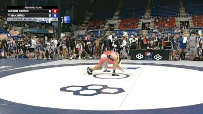 120 lbs Champ. Rd Of 128 - Mason Brown, North Carolina vs Max Burd, Oklahoma
