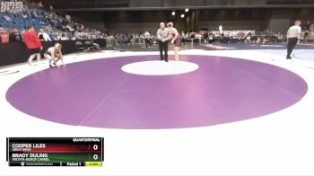 5A-150 lbs Quarterfinal - Cooper Liles, Great Bend vs Brady Duling, Wichita-Bishop Carrol