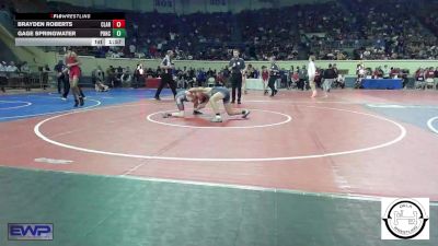 87 lbs Round Of 32 - Brayden Roberts, Claremore Wrestling Club vs Gage Springwater, Ponca City