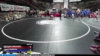 106 lbs Round 3 (16 Team) - Matthew Hernandez, TCWA vs Makai Vannatta, KTWA