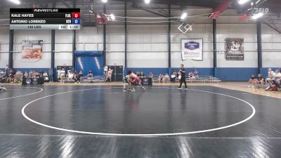 140 lbs Kale Hayes, Florida Blue vs Antonio Lorenzo, New York Blue