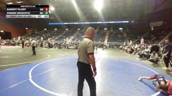 61 lbs Consi Of 8 #2 - Barrett Tillery, Independent vs Dominic Brascetta, Mile High WC