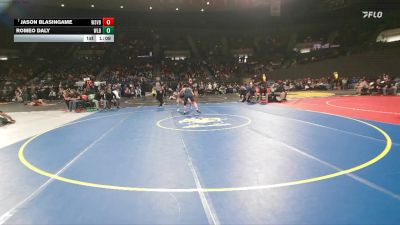 6A Boys 120 lbs Champ. Round 1 - Jason Blasingame, Westview Boys vs Romeo Daly, West Linn Boys