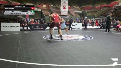 Cons. Round 4 - Sina Hojati vs Brayden Figuerres, Centennial High School Wrestling