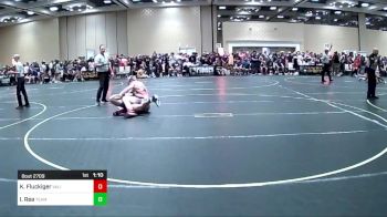 165 lbs Round Of 128 - Kal-El Fluckiger, Valiant College Prep vs Isaiah Rea, Team So-Cal WC