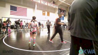 125 lbs Rr Rnd 1 - Joslynn White, Skiatook Youth Wrestling vs Peyton Vasquez, Claremore Wrestling Club