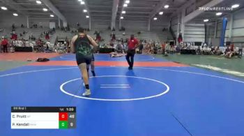 285 lbs Prelims - Caleb Pruitt, MF Black vs Peyton Kendall, Midwest Xtreme Wrestling Silver