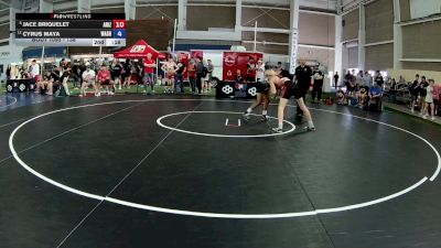 138 lbs Cons. Round 5 - Jace Briquelet, Arizona vs Cyrus Maya, Washington