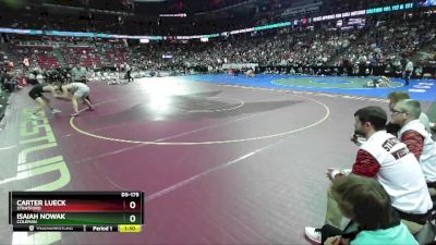 D3-175 lbs Quarterfinal - Carter Lueck, Stratford vs Isaiah Nowak, Coleman