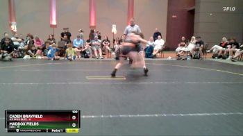 100 lbs Finals (8 Team) - Caden Brayfield, Ice Spice Elite vs Maddox Fields, LWA