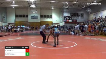 132 lbs Round Of 64 - Alex Viars, Wv vs Kaleb Williams, Nc