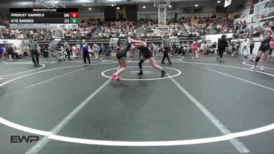 110 lbs Quarterfinal - Presley Garrels, Shelton Wrestling Academy vs Kye Barnes, Sallisaw Takedown Club