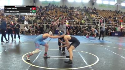 134 lbs Champ. Round 2 - Aiden White, Marysville Wrestling vs Nolan Neefus, FINNEYTOWN