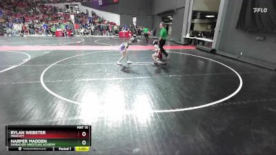 55 lbs Cons. Round 2 - Rylan Webster, Prescott vs Harper Madden, Sarbacker Wrestling Academy