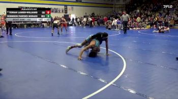 132 lbs Cons. Round 1 - Torian Lanier-Williams, Cedar Rapids Jefferson vs Robinson Paredes Morado, West Liberty