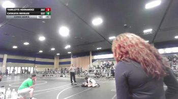 130 lbs Consolation - Yamilette Hernandez, Southwest Stallions WC vs Cataleya Reveles, Scotsmen WC