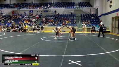 157 lbs Cons. Semi - Jake Nicolosi, Mount Olive vs Keegan Roberson, UNC Pembroke
